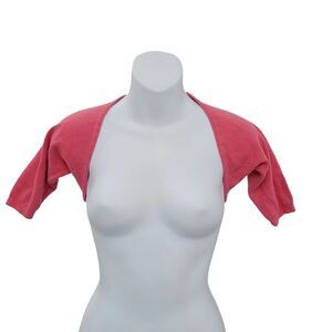 2/$20 BEBE Pink Shoulder Cardigan Top Size: Small